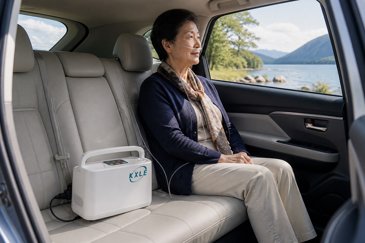 Compact support for a calm short journey.